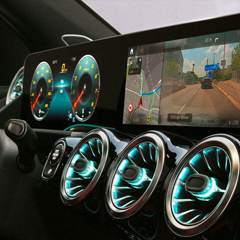 Mercedes-Benz GLA MBUX Augmented Reality Navigation